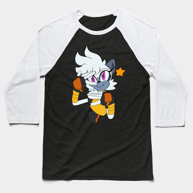 Tangle posin' Baseball T-Shirt by Solratic